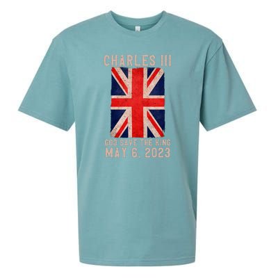 King Charles III Coronation God Save The King Sueded Cloud Jersey T-Shirt