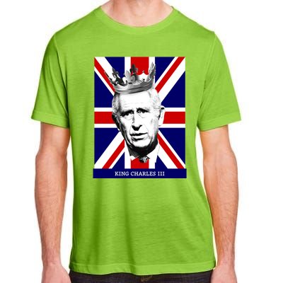 King Charles Iii Gift Union Jack Royal Family Gift Adult ChromaSoft Performance T-Shirt