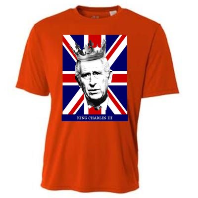 King Charles Iii Gift Union Jack Royal Family Gift Cooling Performance Crew T-Shirt