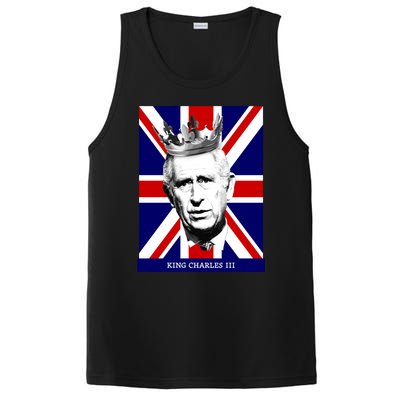 King Charles Iii Gift Union Jack Royal Family Gift PosiCharge Competitor Tank