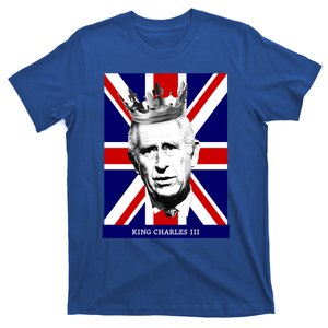 King Charles Iii Gift Union Jack Royal Family Gift T-Shirt