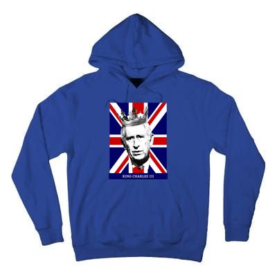 King Charles Iii Gift Union Jack Royal Family Gift Tall Hoodie