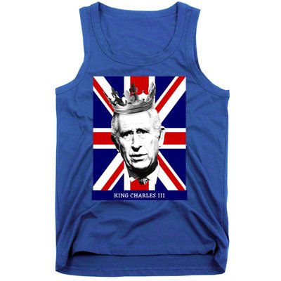 King Charles Iii Gift Union Jack Royal Family Gift Tank Top