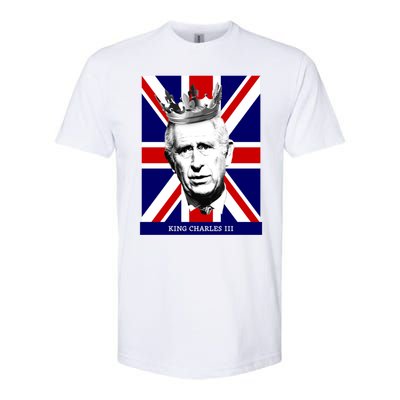 King Charles Iii Gift Union Jack Royal Family Gift Softstyle CVC T-Shirt