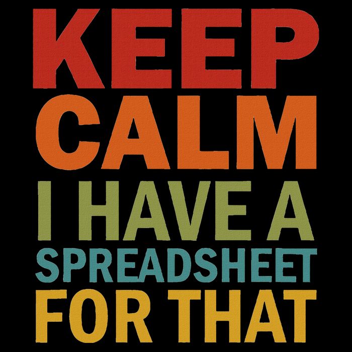 Keep Calm I Have A Spreadsheet For That Mousepad