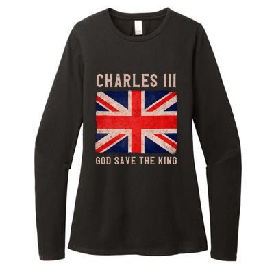 King Charles III God Save The King Monarchy UK Womens CVC Long Sleeve Shirt