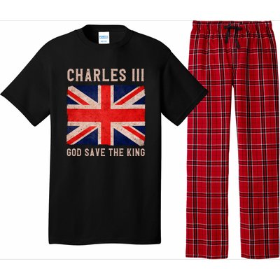 King Charles III God Save The King Monarchy UK Pajama Set