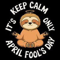 Keep Calm Its Only April Fools Day Cat For Humor Lovers Backpack