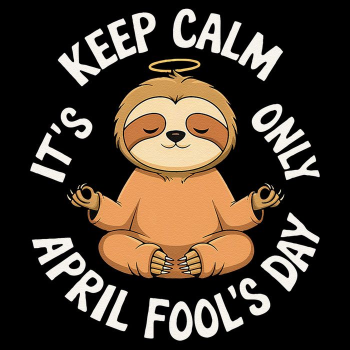 Keep Calm Its Only April Fools Day Cat For Humor Lovers Backpack