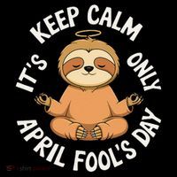 Keep Calm Its Only April Fools Day Cat For Humor Lovers Visor
