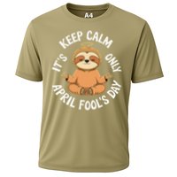 Keep Calm Its Only April Fools Day Cat For Humor Lovers Performance Shirt
