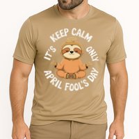 Keep Calm Its Only April Fools Day Cat For Humor Lovers Performance Shirt