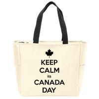 Keep Calm Its Canada Day Zip Tote Bag