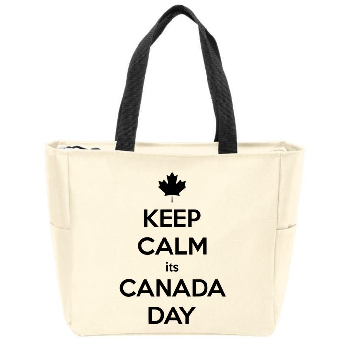Keep Calm Its Canada Day Zip Tote Bag
