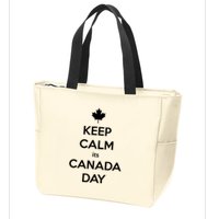 Keep Calm Its Canada Day Zip Tote Bag