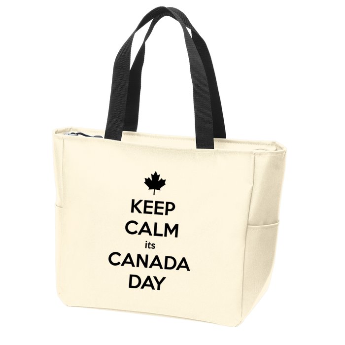 Keep Calm Its Canada Day Zip Tote Bag