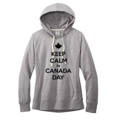 Keep Calm Its Canada Day Women's Fleece Hoodie