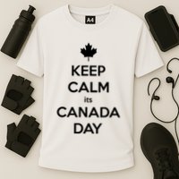 Keep Calm Its Canada Day Cooling Performance Crew T-Shirt