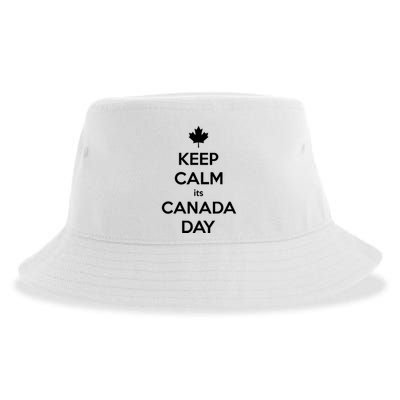 Keep Calm Its Canada Day Sustainable Bucket Hat