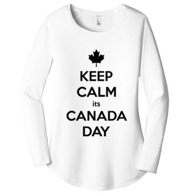 Keep Calm Its Canada Day Women's Perfect Tri Tunic Long Sleeve Shirt