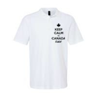 Keep Calm Its Canada Day Softstyle Adult Sport Polo