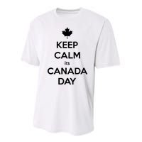 Keep Calm Its Canada Day Performance Sprint T-Shirt