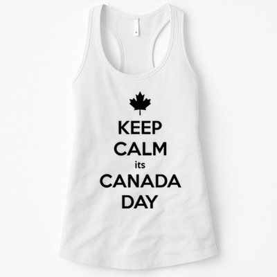 Keep Calm Its Canada Day Womens Tank Top