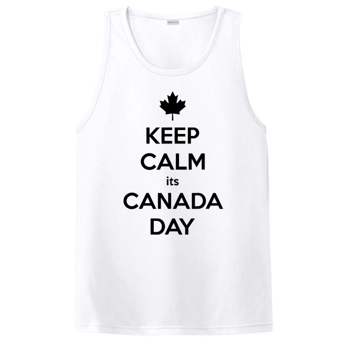 Keep Calm Its Canada Day PosiCharge Competitor Tank