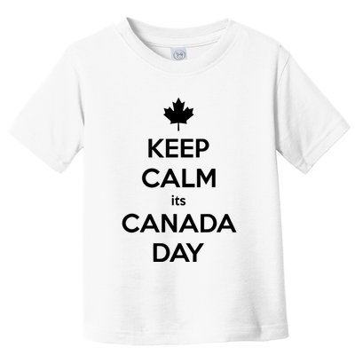 Keep Calm Its Canada Day Toddler T-Shirt