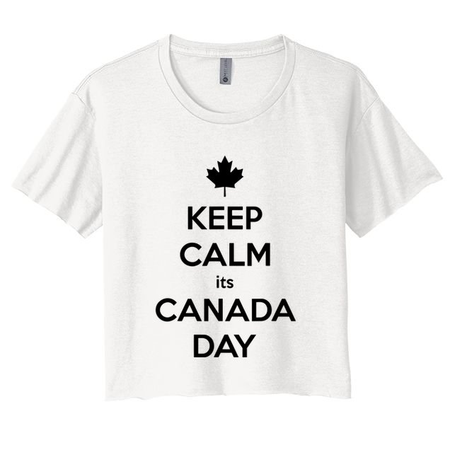 Keep Calm Its Canada Day Crop Top