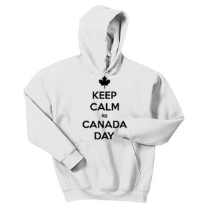 Keep Calm Its Canada Day Kids Hoodie