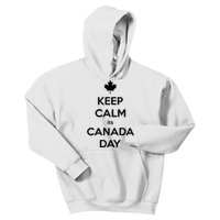 Keep Calm Its Canada Day Kids Hoodie