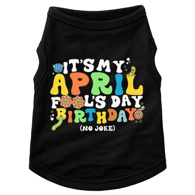 Keep Calm It's Only April Fool's Day Doggie Tank