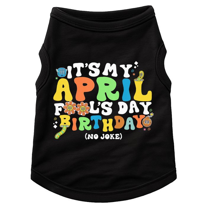 Keep Calm It's Only April Fool's Day Doggie Tank
