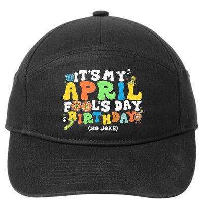 Keep Calm It's Only April Fool's Day 7-Panel Snapback Hat