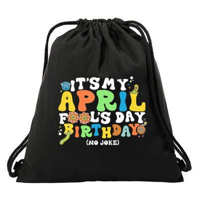 Keep Calm It's Only April Fool's Day Drawstring Bag