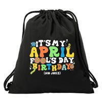Keep Calm It's Only April Fool's Day Drawstring Bag
