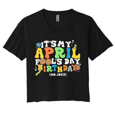 Keep Calm It's Only April Fool's Day Crop Top
