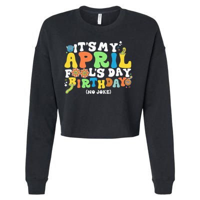 Keep Calm It's Only April Fool's Day Cropped Pullover Crew