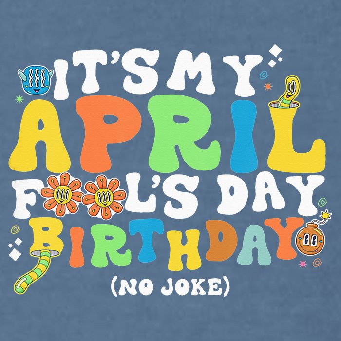 Keep Calm It's Only April Fool's Day Garment-Dyed Sweatshirt