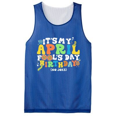 Keep Calm It's Only April Fool's Day Mesh Reversible Basketball Jersey Tank