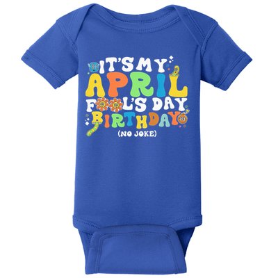 Keep Calm It's Only April Fool's Day Baby Bodysuit