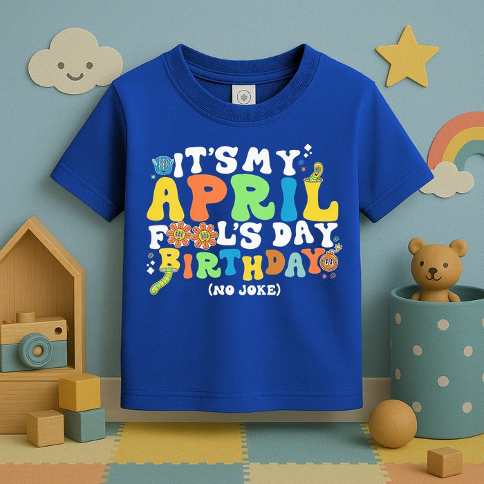 Keep Calm It's Only April Fool's Day Toddler T-Shirt
