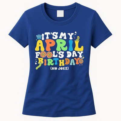 Keep Calm It's Only April Fool's Day Womens T-Shirt