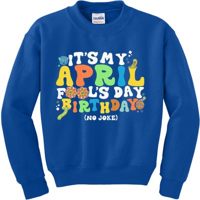 Keep Calm It's Only April Fool's Day Kids Sweatshirt
