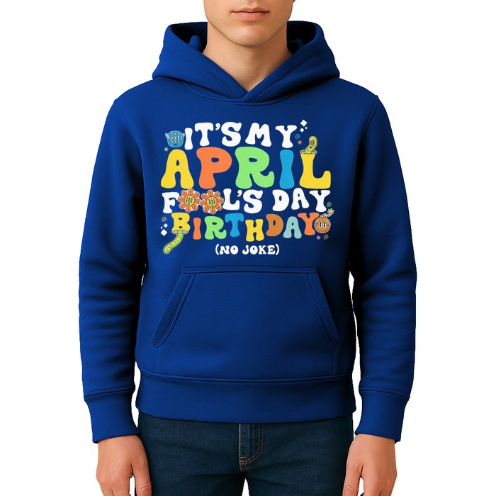 Keep Calm It's Only April Fool's Day Kids Hoodie