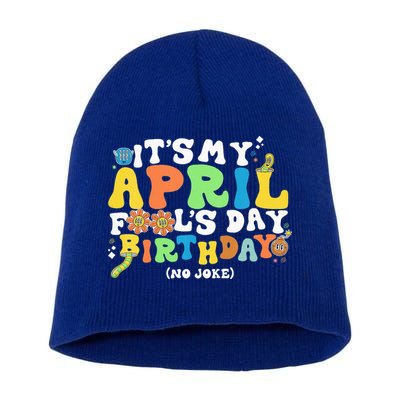 Keep Calm It's Only April Fool's Day Short Acrylic Beanie