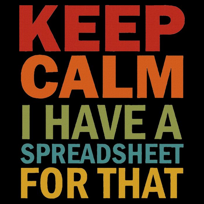 Keep Calm I Have A Spreadsheet For That Sweatshirt
