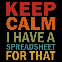 Keep Calm I Have A Spreadsheet For That Metallic Star Ornament