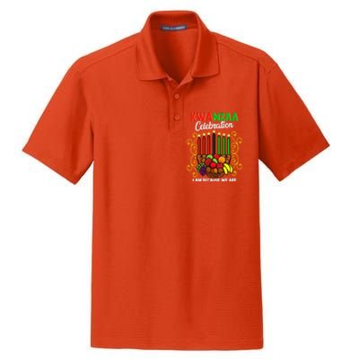 Kwanzaa Celebration I Am Because We Are Happy Kwanzaa Dry Zone Grid Polo